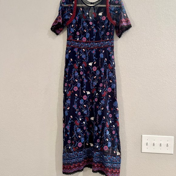 Anthropologie Mehreen Embroidered Dress - Picture 5 of 7